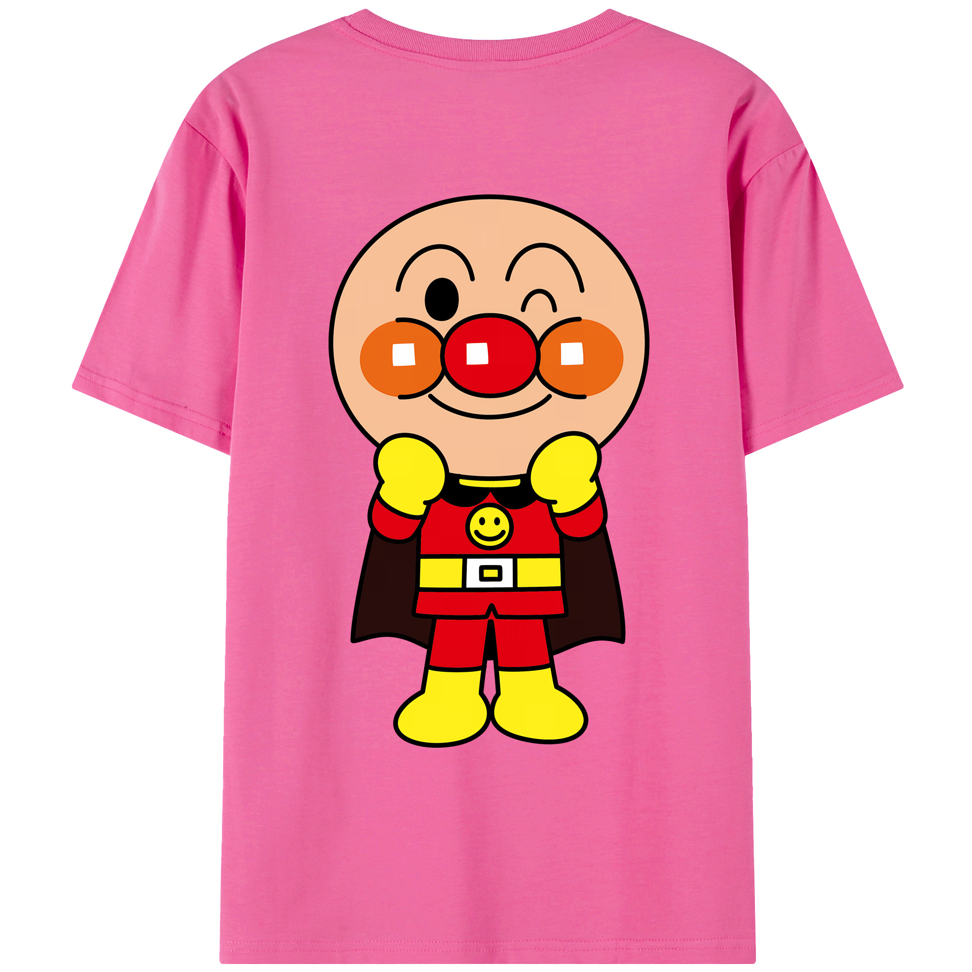 （画像用） アンパンマン Anpanman レディース半袖Tシャツ(バックプリント)